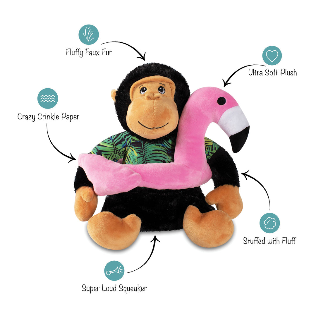 Gregory The Gorilla Plush Dog Toy - Just Fabulous Palm Springs