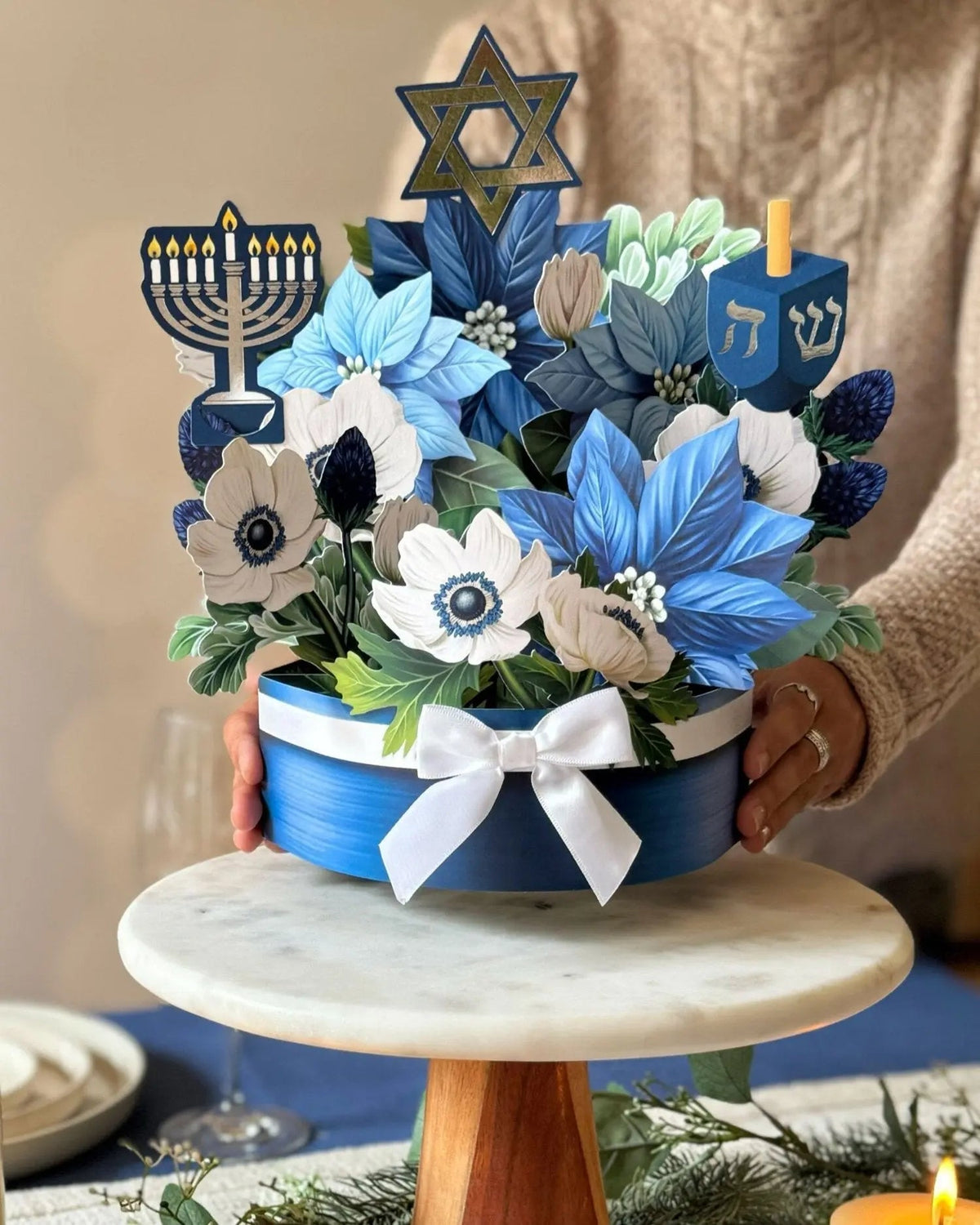 Hanukkah Wishes Pop Up Card