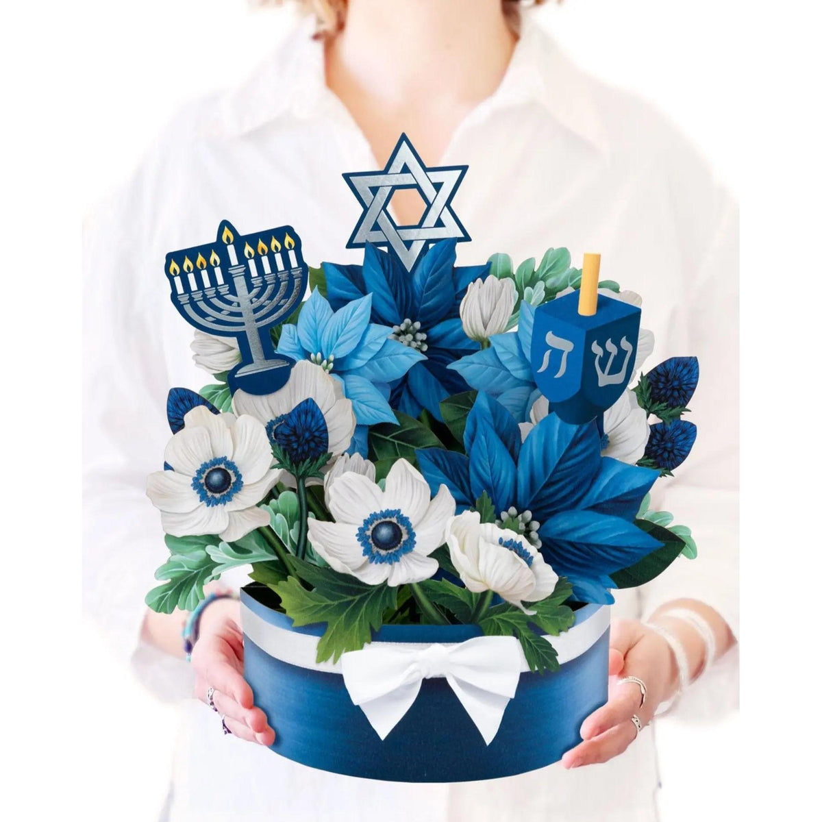 Hanukkah Wishes Pop Up Card