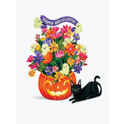 Jack-O'-Lantern Boo-Quet Pop Up Card
