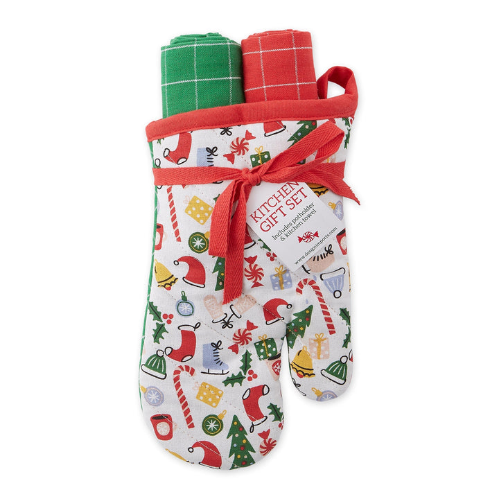 Holiday Vibes Oven Mitt Gift set