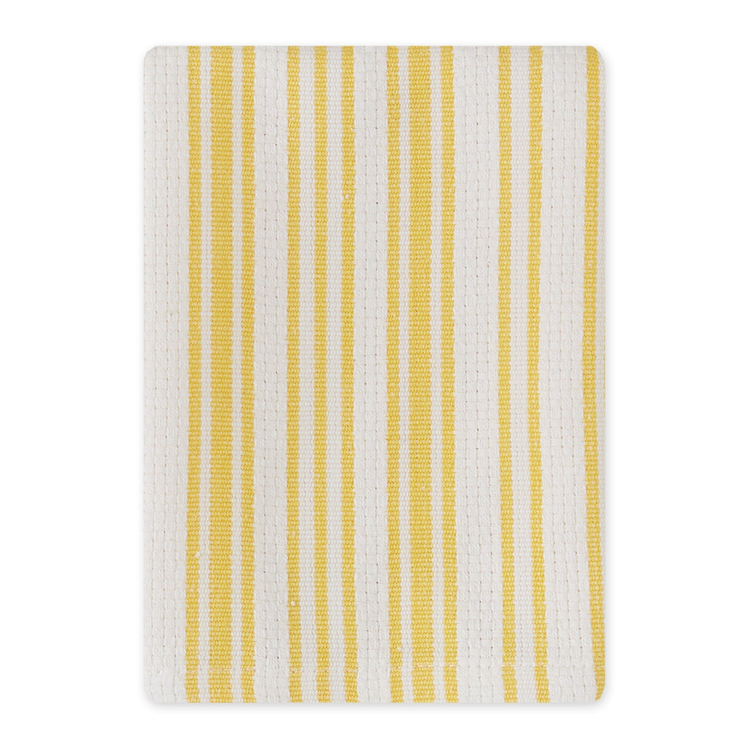 Yarrow Yellow Classic Stripe Heavyweight Kitchen Set of 3