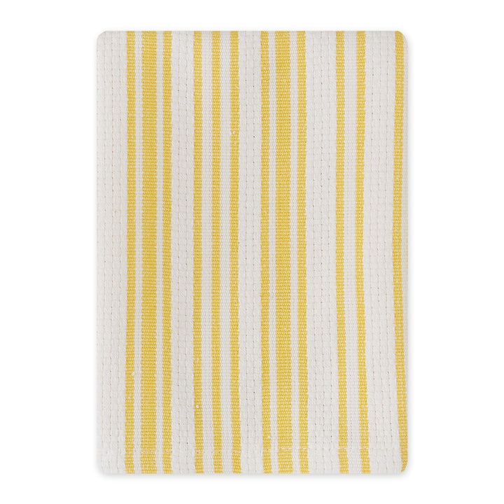 Yarrow Yellow Classic Stripe Heavyweight Kitchen Set of 3
