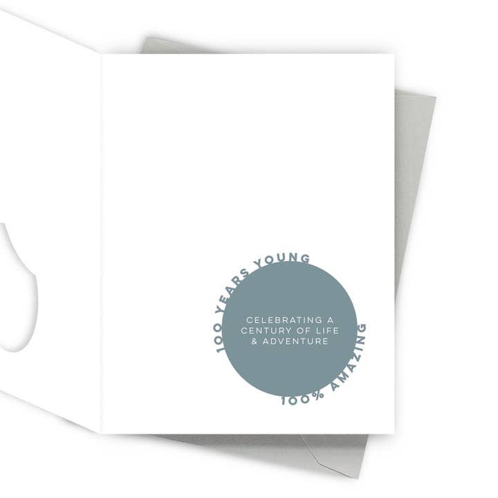 Century Celebration Birthday Card - Just Fabulous Palm Springs