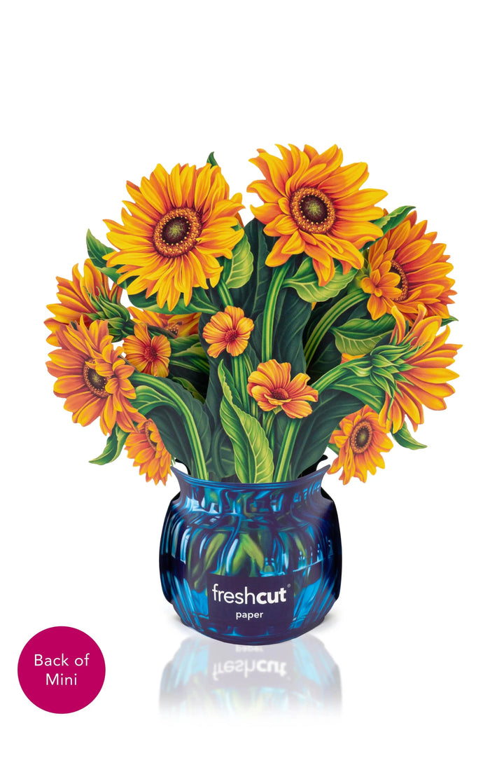 Mini Sunflowers Pop-Up Card - Just Fabulous Palm Springs