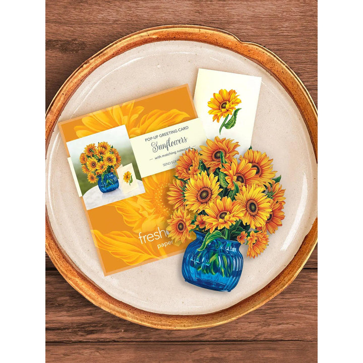 Mini Sunflowers Pop-Up Card - Just Fabulous Palm Springs