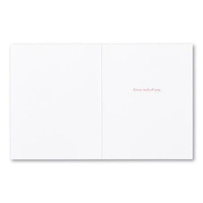 I Like You As You Are Greeting Card