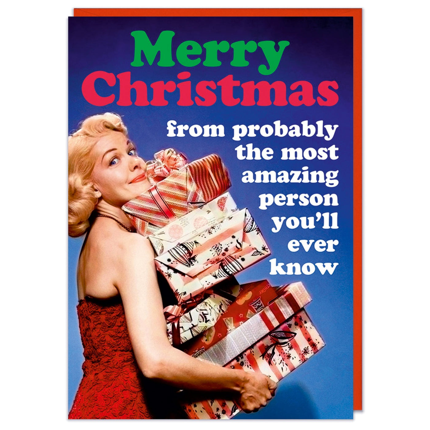 Most Amazing Person Christmas Holiday Card