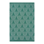 Christmas Waffle Jacquard Dishtowel - Trees