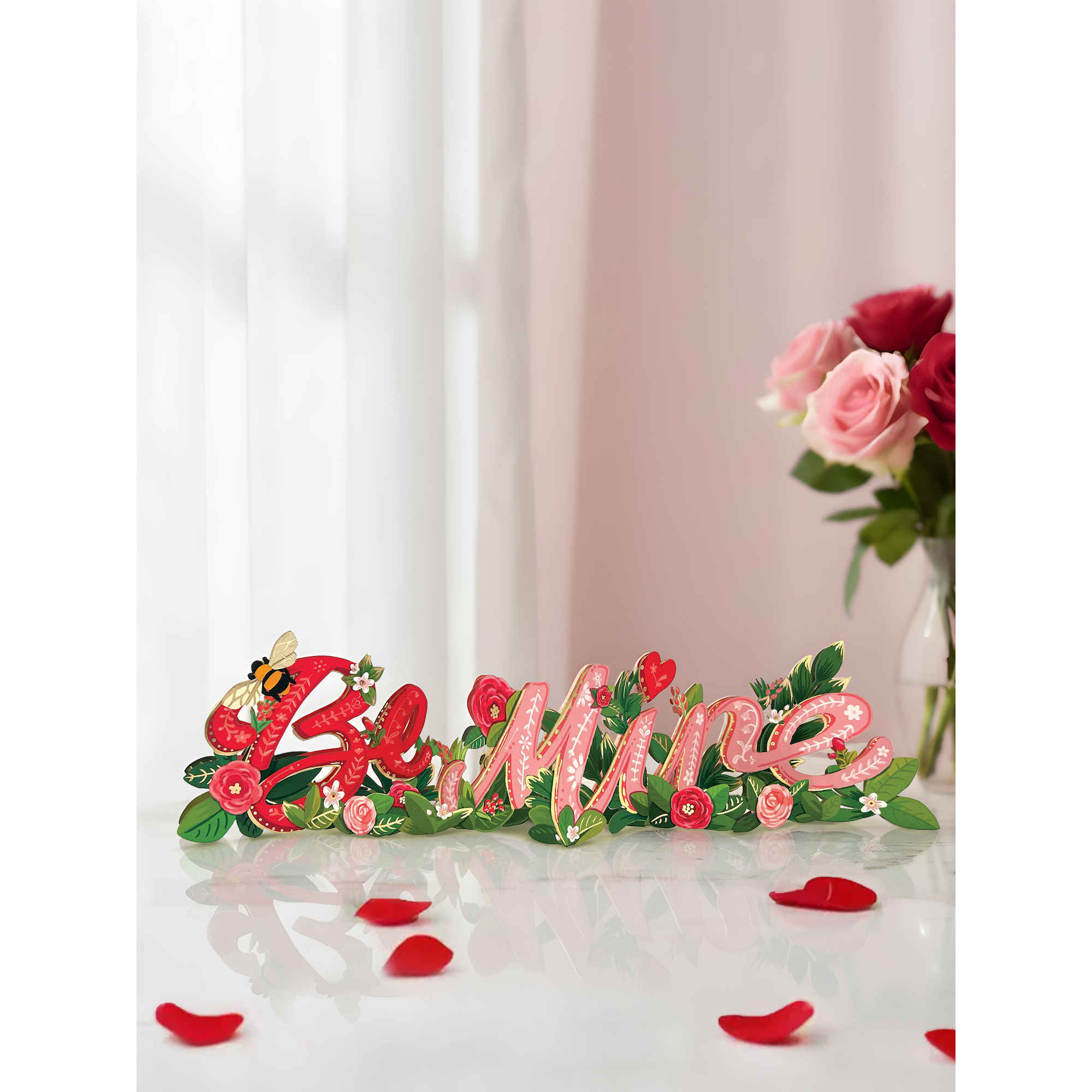 Valentine's Day Wishes Accordion Card - Just Fabulous Palm Springs