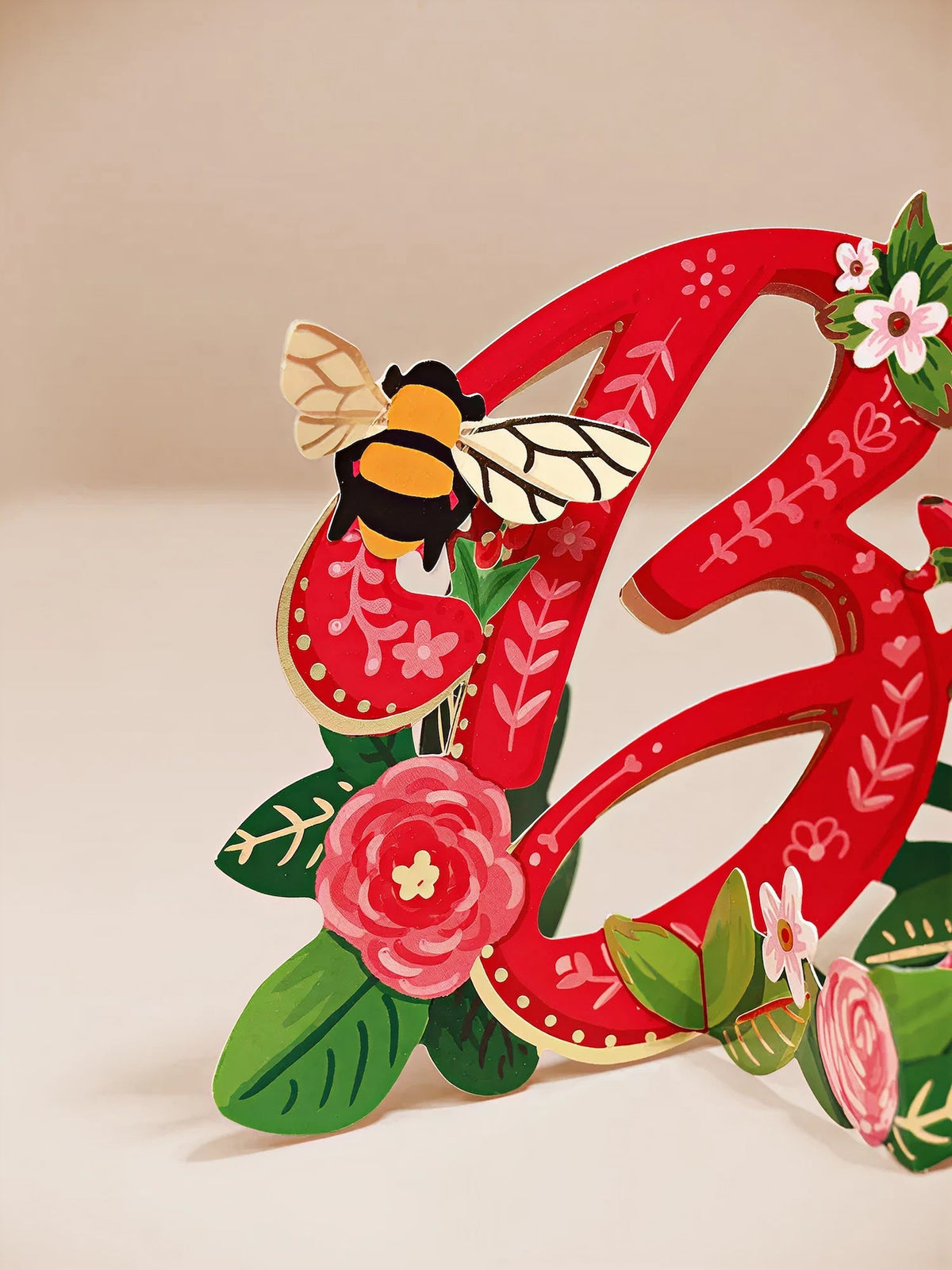 Valentine's Day Wishes Accordion Card - Just Fabulous Palm Springs