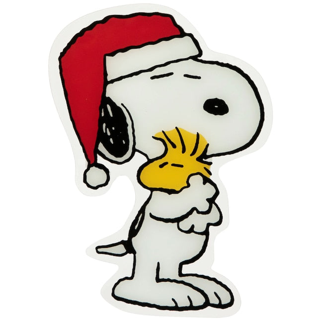 Peanuts© Two Sided Window Clings - Snoopy & Woodstock