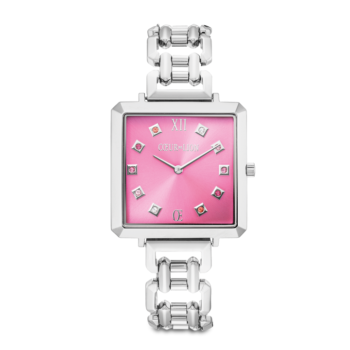 Iconic Cube Watch - Magenta