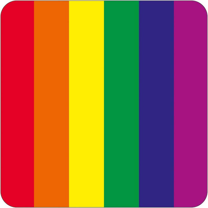 Rainbow Flag Coaster - Just Fabulous Palm Springs