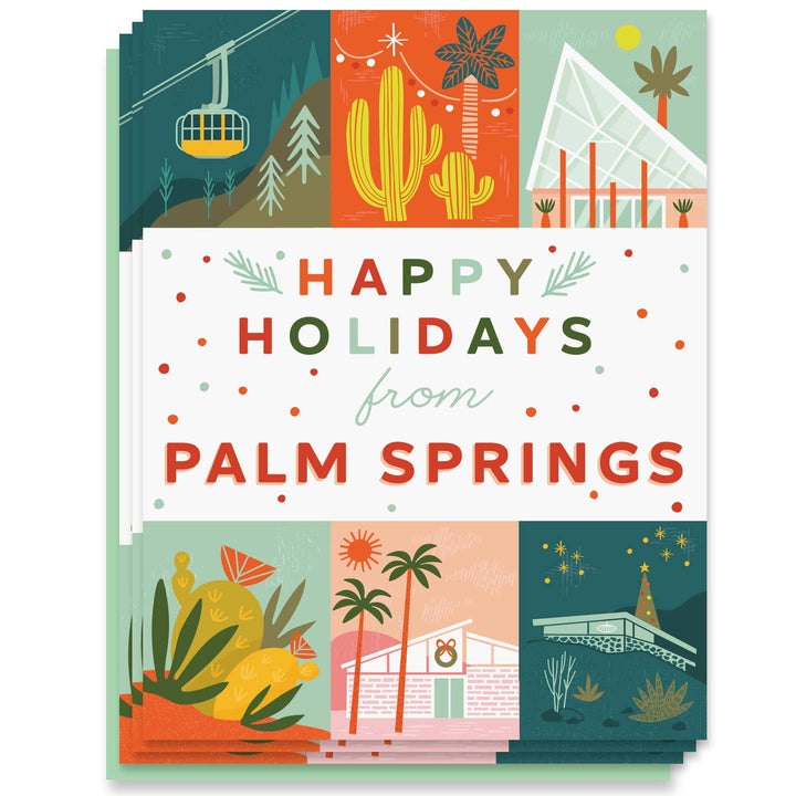 Happy Holidays From Palm Springs Holiday Boxed Cards