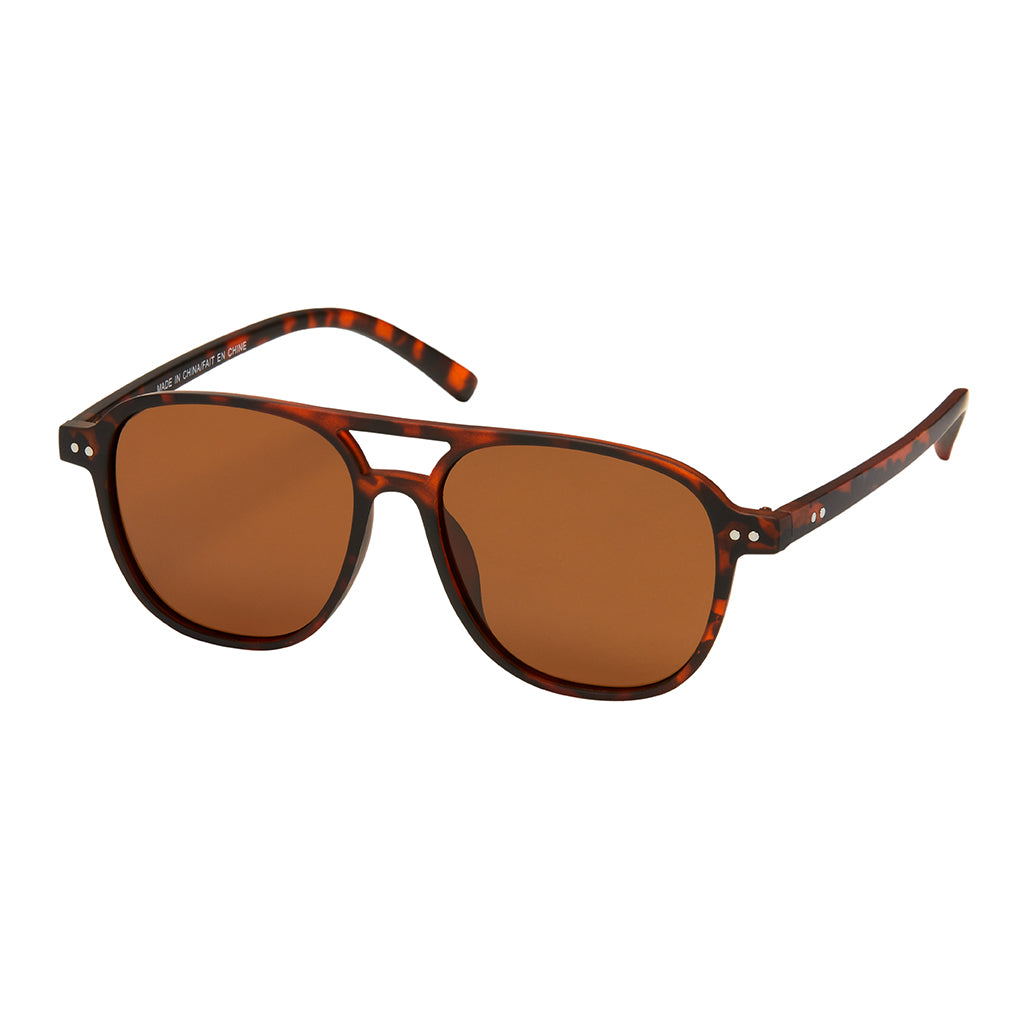 Soft Aviator Polarized Sunglasses - Tortoise