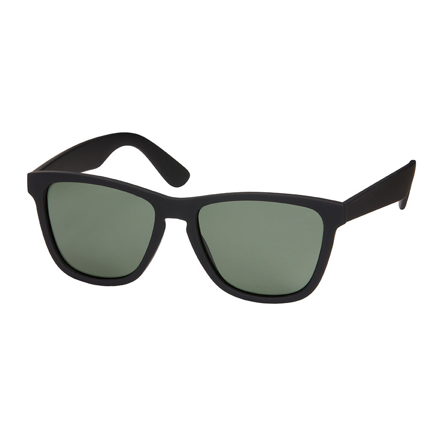 Soft Classic Keyhole Polarized Sunglasses - Black