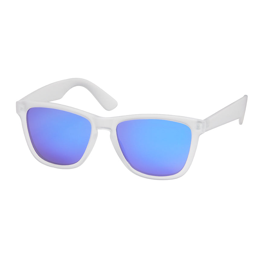 Soft Classic Keyhole Polarized Sunglasses - White