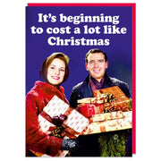Beginning To Cost A Lot Like Holiday Card