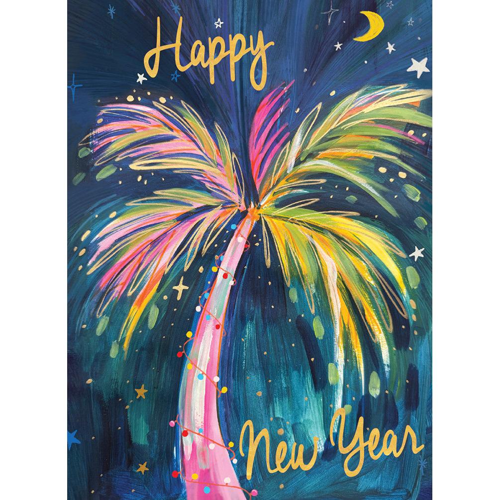 Palm Tree New Year Boxed Cards - Just Fabulous Palm Springs