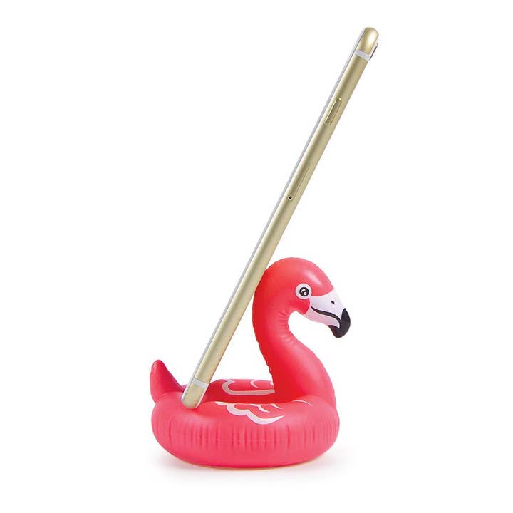 Float-On Flamingo Phone Stand
