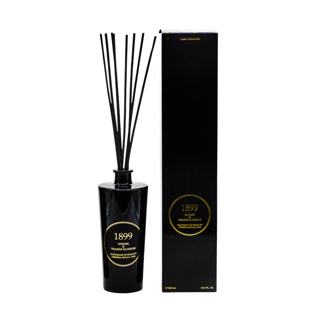 Ginger & Orange Blossom Black & Gold 16.9 fl oz Premium Reed Diffuser