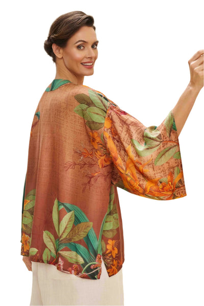 Botany Bliss Kimono Jacket - Taupe