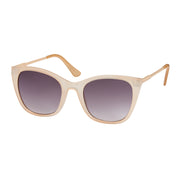 Luxe Polarized Cat Eye Sunglasses - Cream