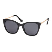 Luxe Polarized Cat Eye Sunglasses - Black