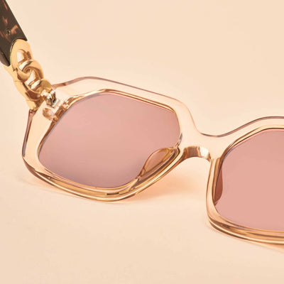 Ryle Luxe Sunglasses - Nude/Tortoiseshell