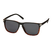 Sports Wrap Polarized Sunglasses - Black & Tortoise