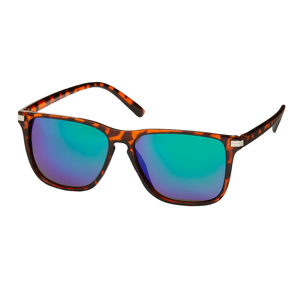 Sports Wrap Polarized Sunglasses - Tortoise