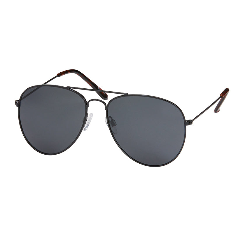 Aviator Polarized Sunglasses - All Black