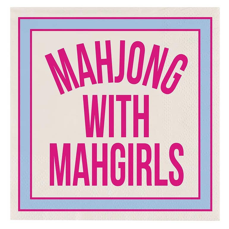 Mahjong With Mahgirls Cocktail Napkins