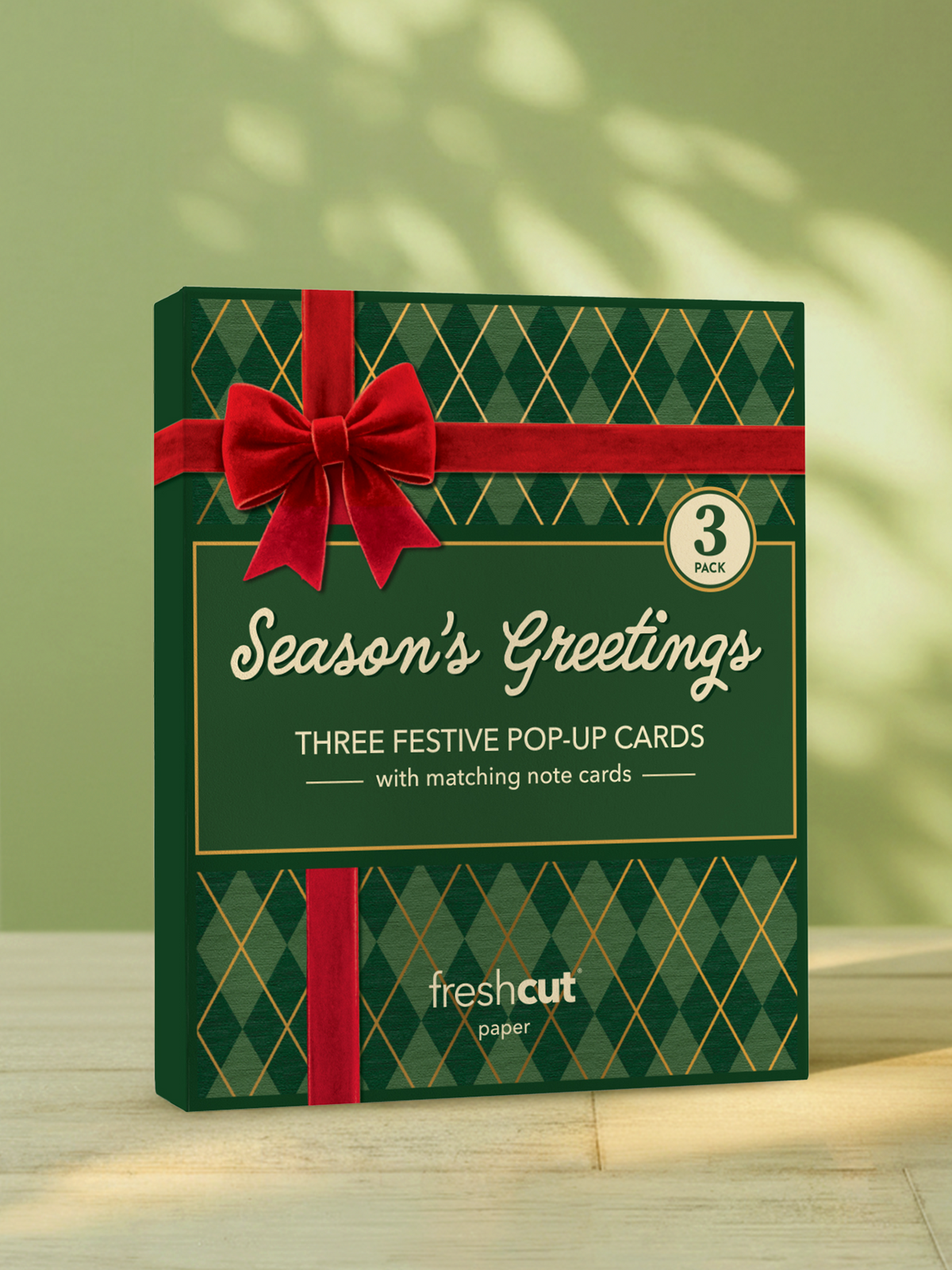 Season's Greetings (Mini Set of 3) Pop Up Card