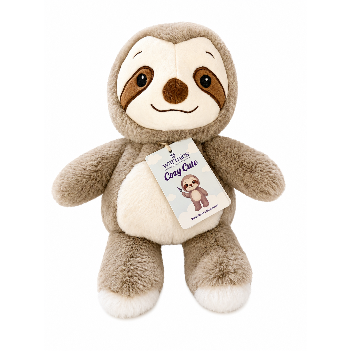 Cute Sloth 13" Warmies Plush