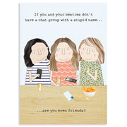 Chat Group Greeting Card - Just Fabulous Palm Springs