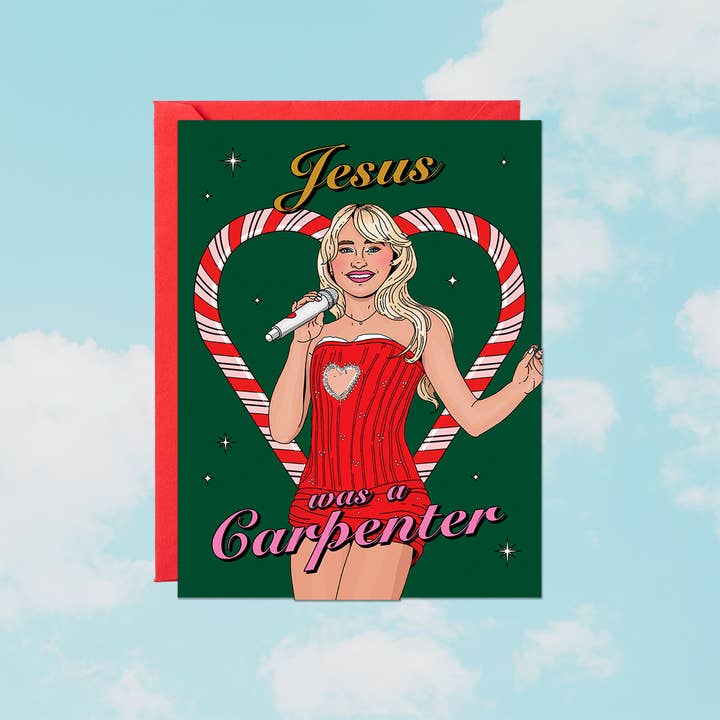 Jesus Carpenter Holiday Greeting Card