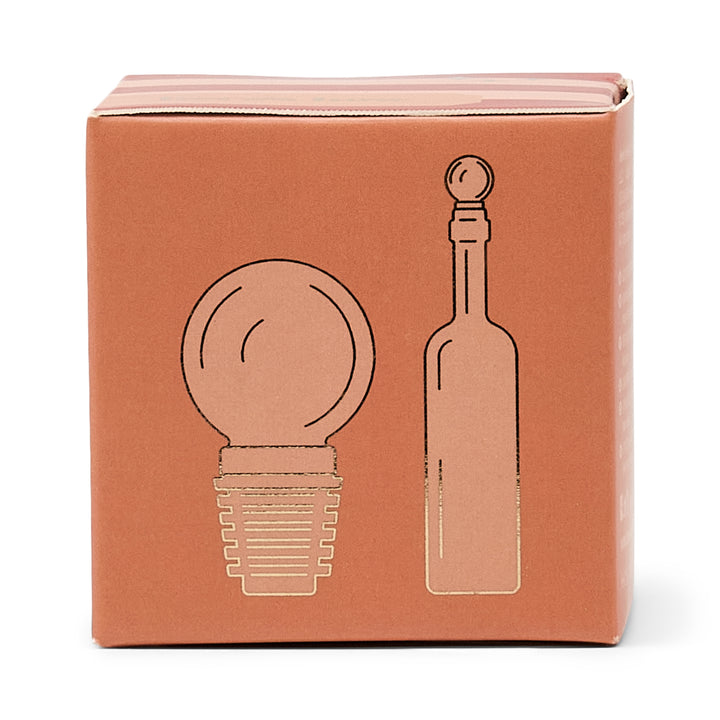 The Moony Glass Bottle Stopper - Amber