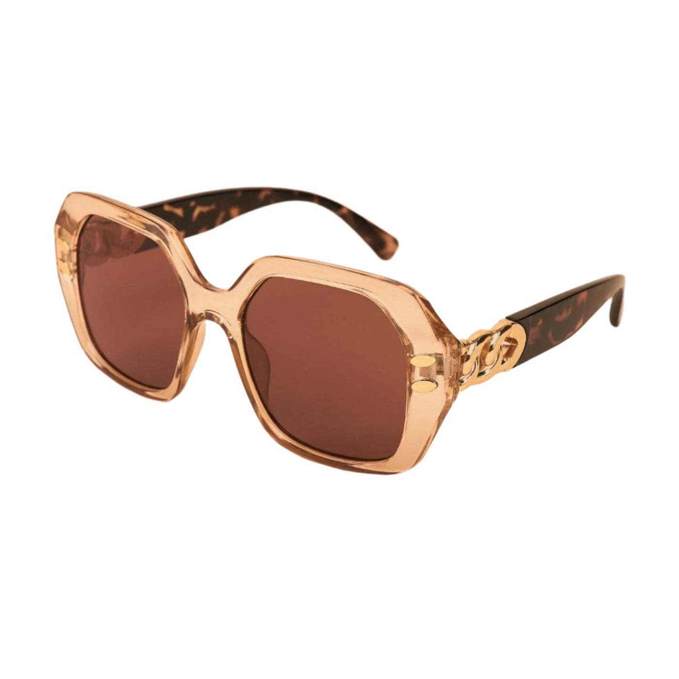 Ryle Luxe Sunglasses - Nude/Tortoiseshell