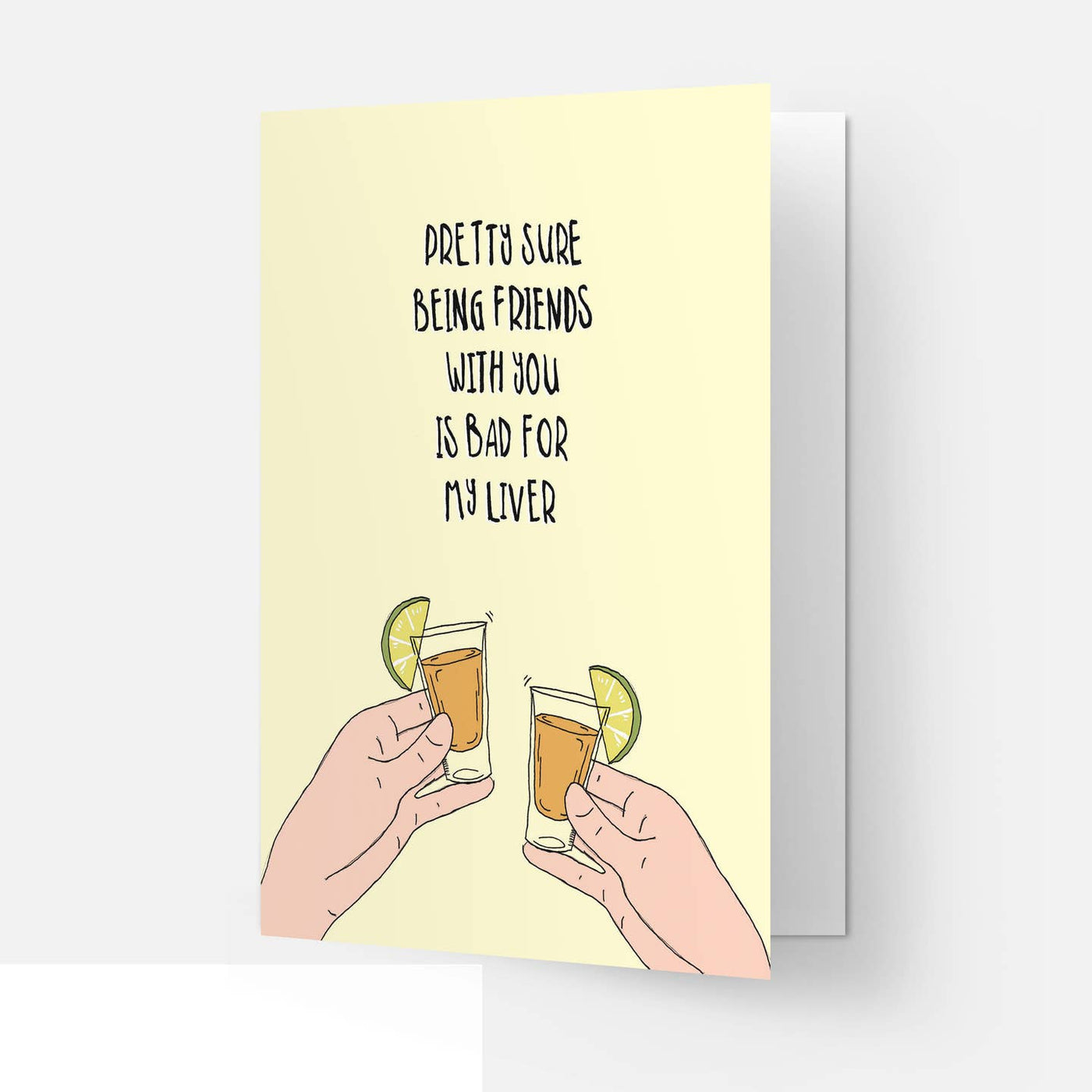 Liver Friends Greeting Card