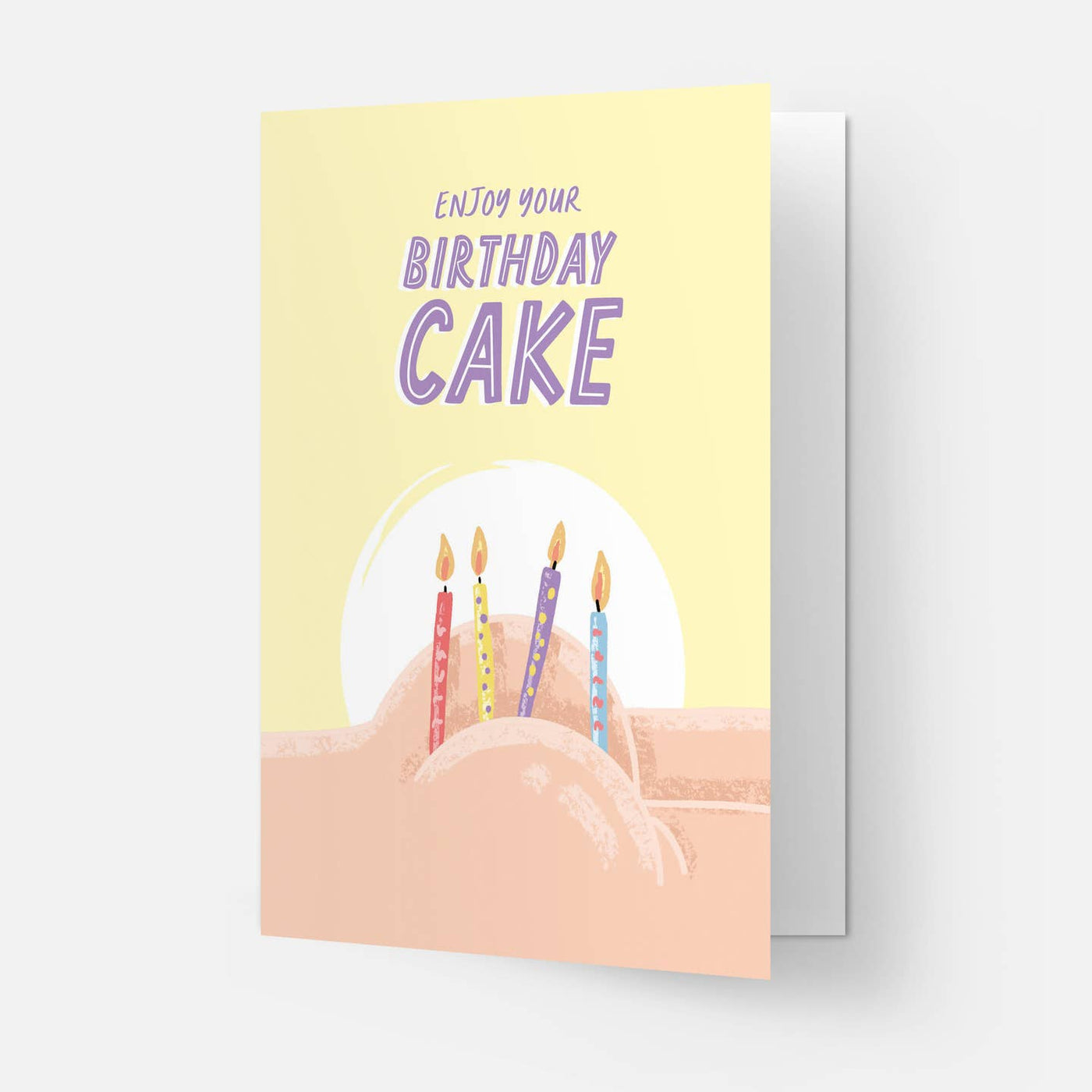 Butt Cake Birthday Card