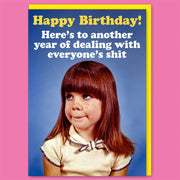 Another Year Of Dealing Birthday Card - Just Fabulous Palm Springs