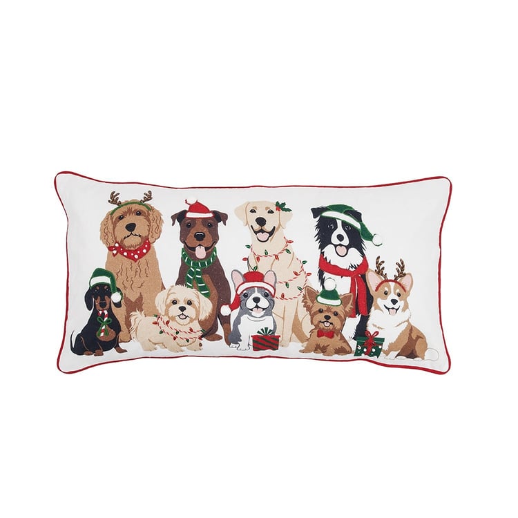Dog Pawlidays Lumbar Pillow