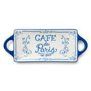 French Rooster Bistro Rectangular Tray with Handle