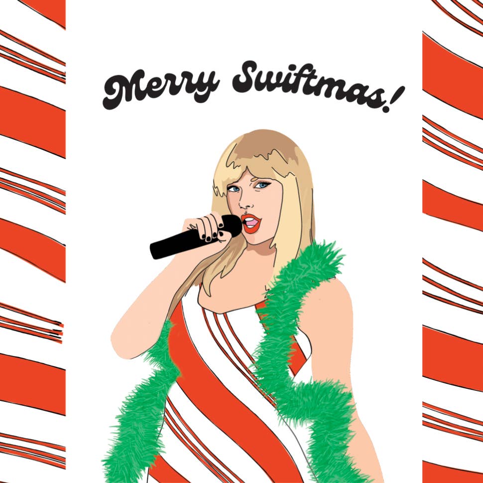 Taylor Swift Merry Christmas Gift Bag - Medium