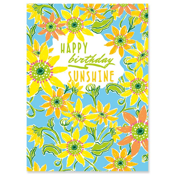 Sunflowers Birthday Card - Just Fabulous Palm Springs