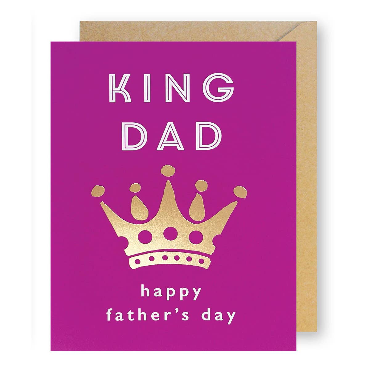 King Dad Father's Day Greeting Card