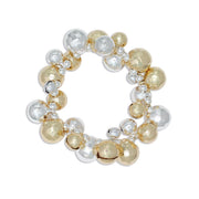 Silver & Gold Jingle Bells Bracelet