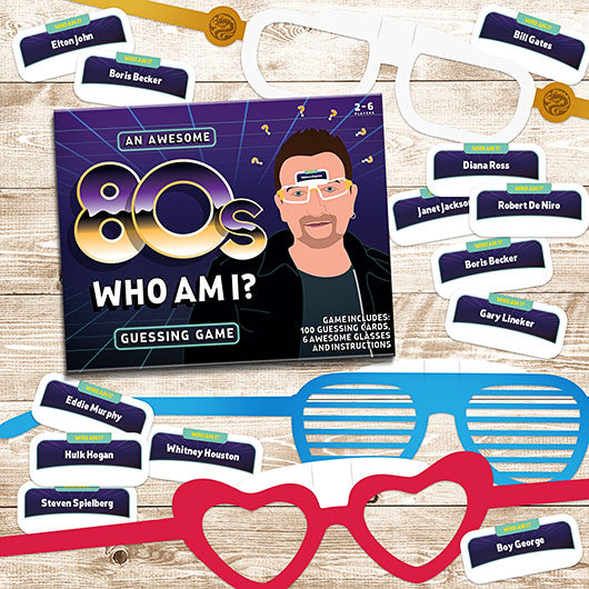 80s Who Am I? Trivia Cards